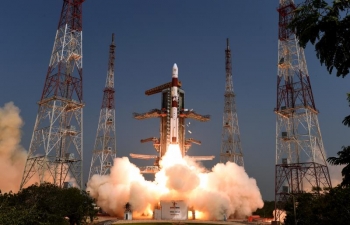 PSLV-C45 successfully launches EMISAT and 28 customer satellites